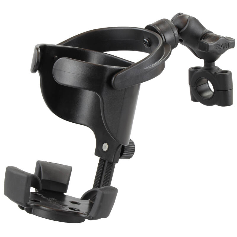 RAM-B-408-75-1-A-417U RAM® Level Cup™ XL 32oz Drink Holder / Cup Holder with RAM® Torque™ Medium Rail Base empty