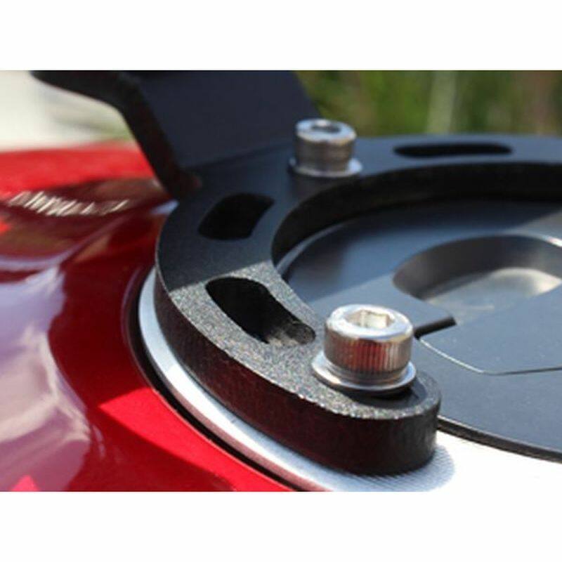 RAM-B-410U RAM® Small Gas / Fuel Tank Ball Base for Motorcycles close up