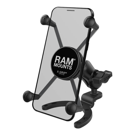 RAM-B-411-A-UN10BU RAM® X-Grip® Large Phone Mount with LARGE Gas Tank Base