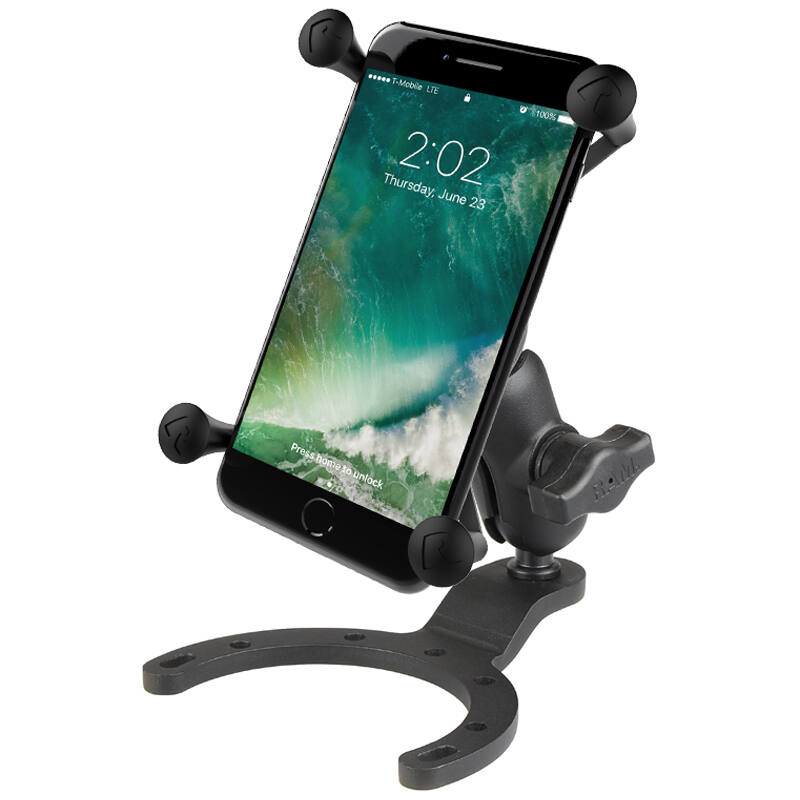 RAM-B-411-A-UN10BU RAM® X-Grip® Large Phone Mount with LARGE Gas Tank Base