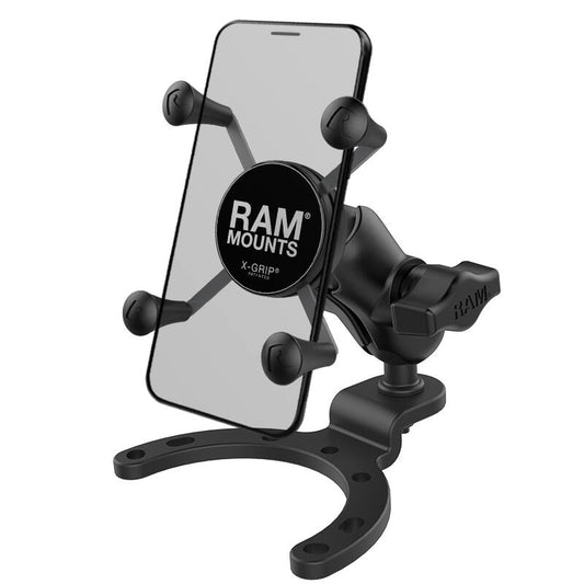 RAM-B-411-A-UN7BU RAM® X-Grip® Phone Mount with Large Gas Tank Base