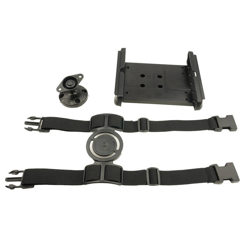 RAM-BM-L1-SB1-TAB28U RAM® Tab-Tite™ Spring Loaded Holder for 9.7" Tablets with Tilting RAM Leg/Body mount components