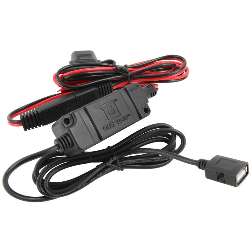 RAM Motorcycle Hardwire Charger - Type A USB Output