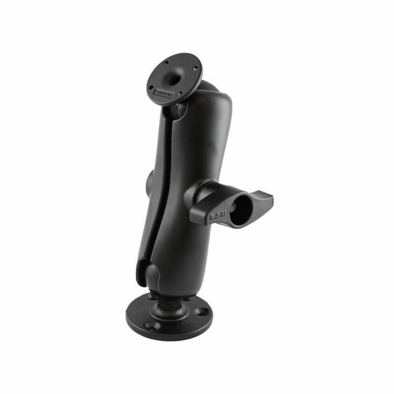 RAM-D-101-254U RAM® Double Ball Mount with Round AMPS Plate and Large Round Plate - D Series