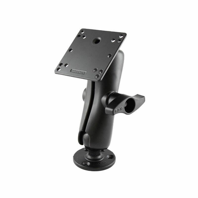 RAM-D-101U-246 RAM® Double Ball Mount with 100x100mm VESA Plate - D Size Medium arm