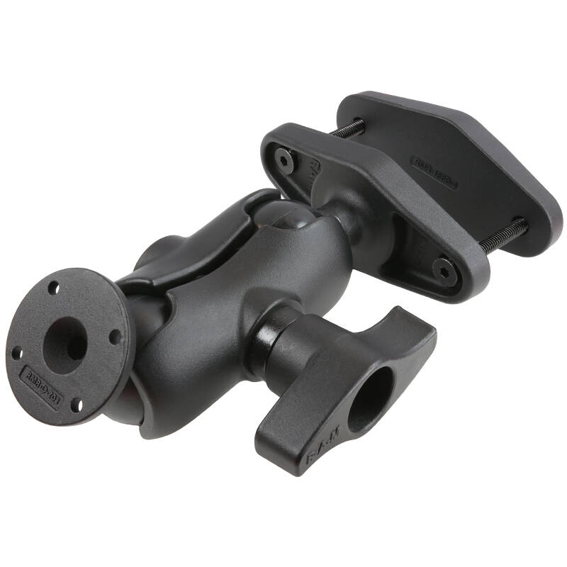RAM-D-101U-C-247-4 RAM® 4" Square Post Clamp Mount with Round AMPS Plate