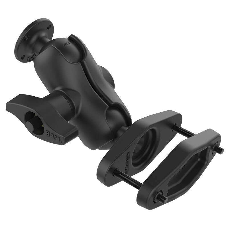 RAM-D-101U-C-247-4 RAM® 4" Square Post Clamp Mount with Round AMPS Plate