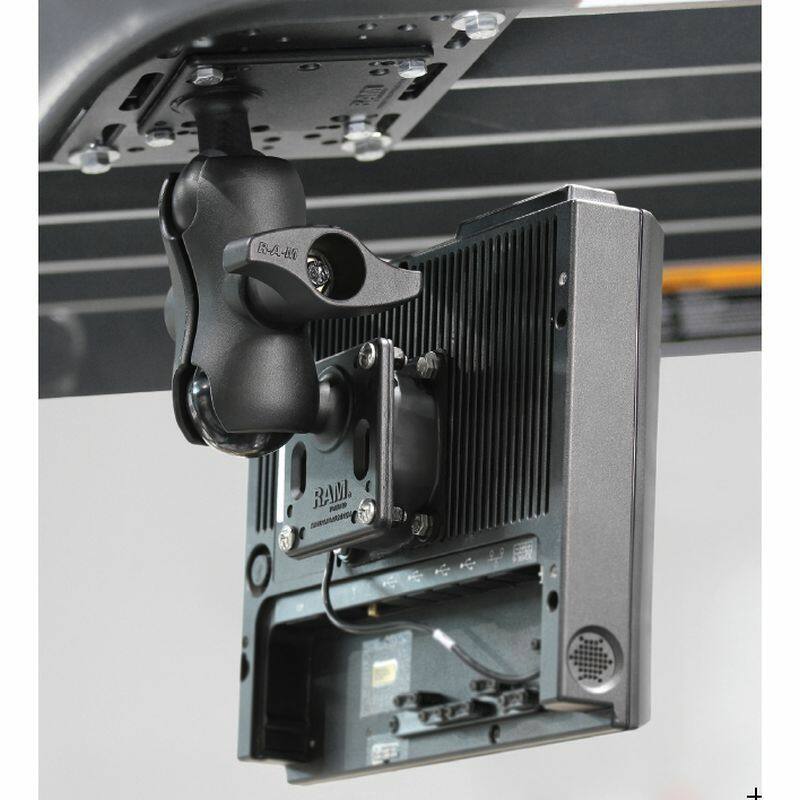 RAM-D-201U-C RAM® Double Socket Arm - D Size Short with accessories