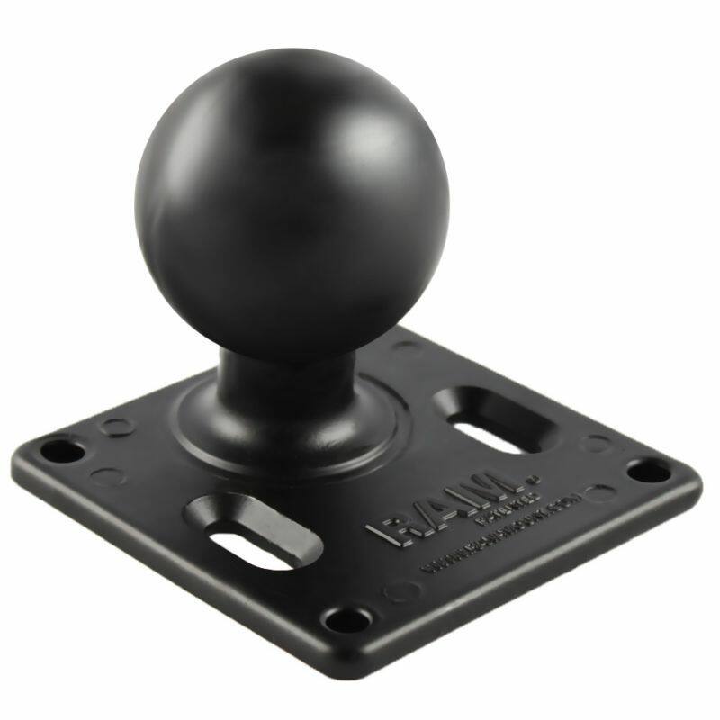RAM Square VESA Base Plate - 75 x 75mm - Arm and Round Plate - D Series