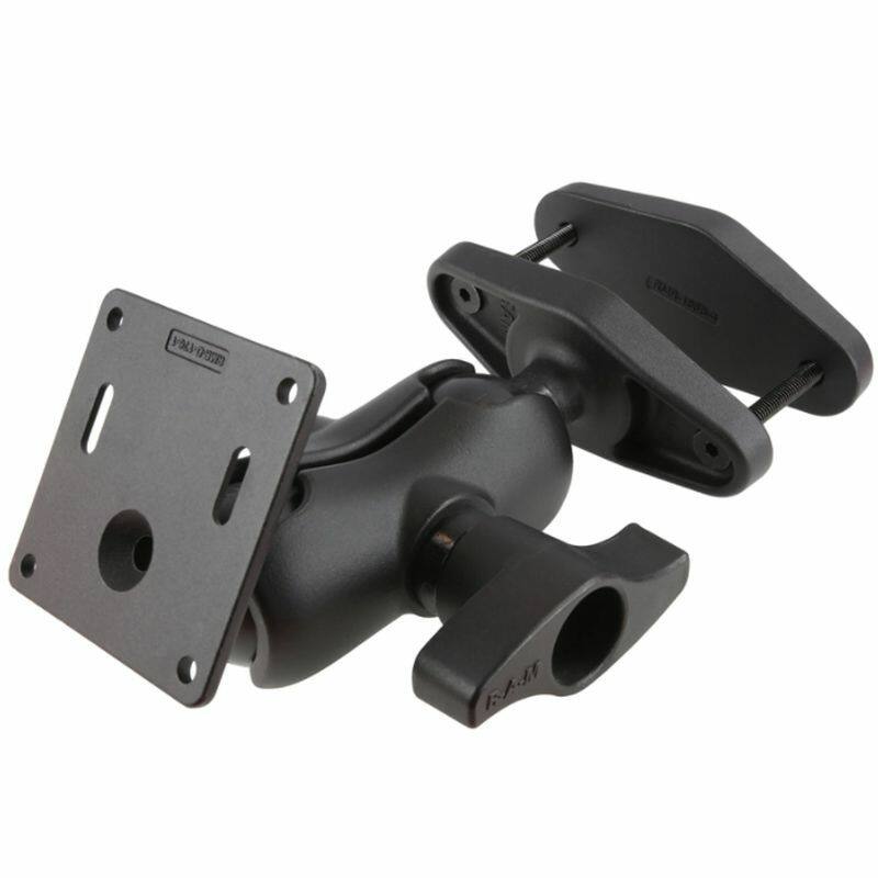 RAM-D-2461U-C-247-4 Vesa plae with square post clamp