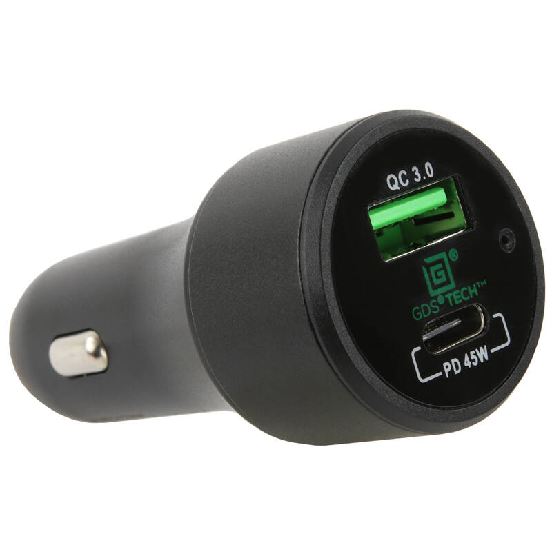 RAM GDS Type-C and Type A 2-Port Cigarette Charger