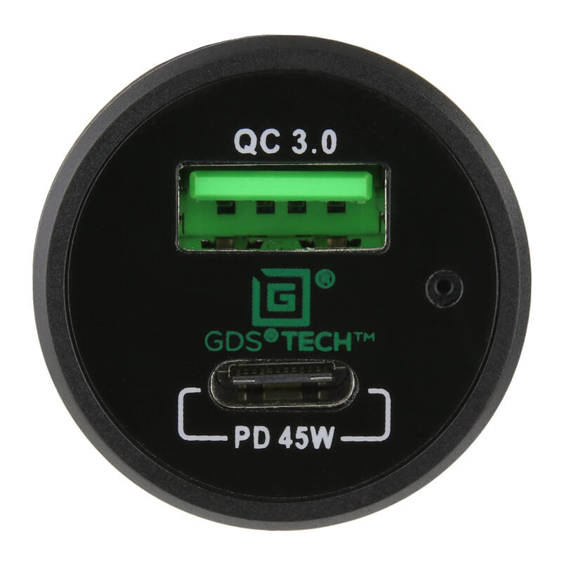RAM GDS Type-C and Type A 2-Port Cigarette Charger