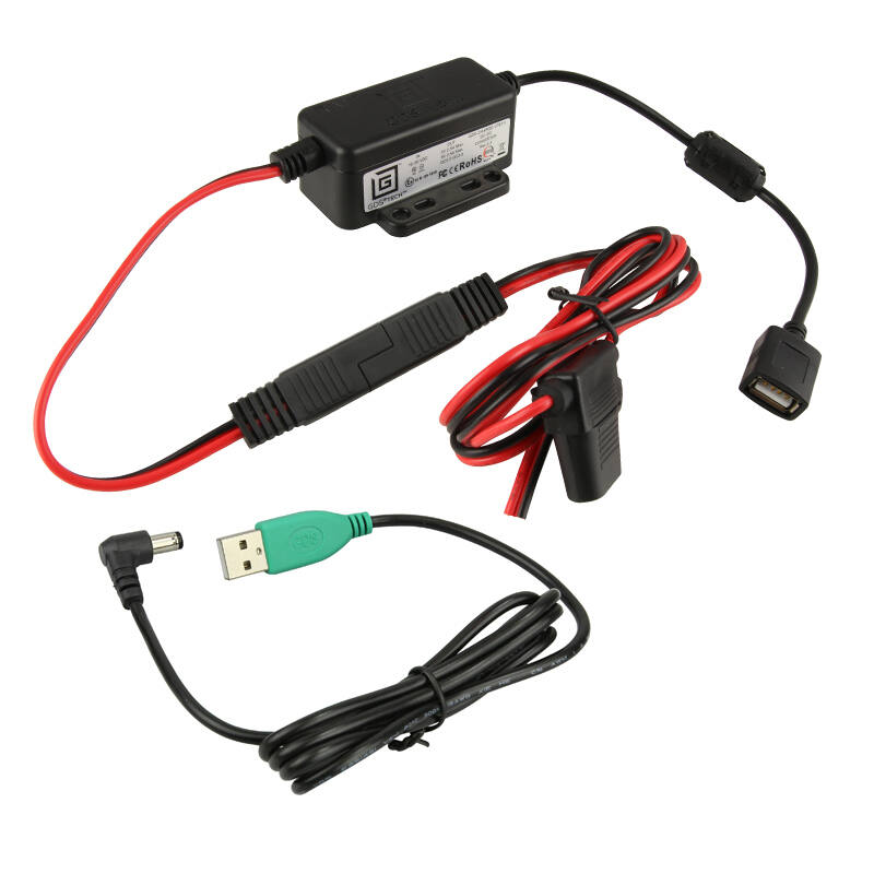 RAM-GDS-CHARGE-M55-V7B1U GDS® Modular 10-30V Hardwire Charger with 90-Degree DC Cable