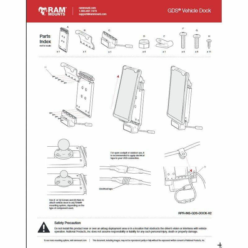 RAM GDS DOCK instructions