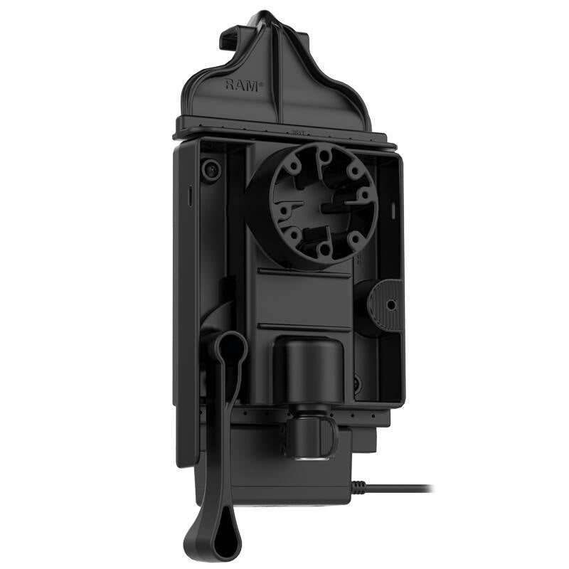 RAM-GDS-DOCKL-V10-OMT1U GDS® Type-C Powered Vehicle Dock for IntelliSkin® Next Gen Tablets  rear