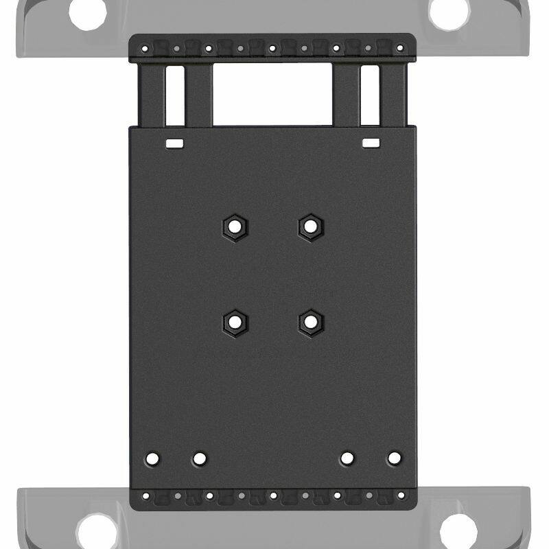 RAM-HOL-ACU RAM® Tab-Tite™ Backplate with Hardware with clear cup ends
