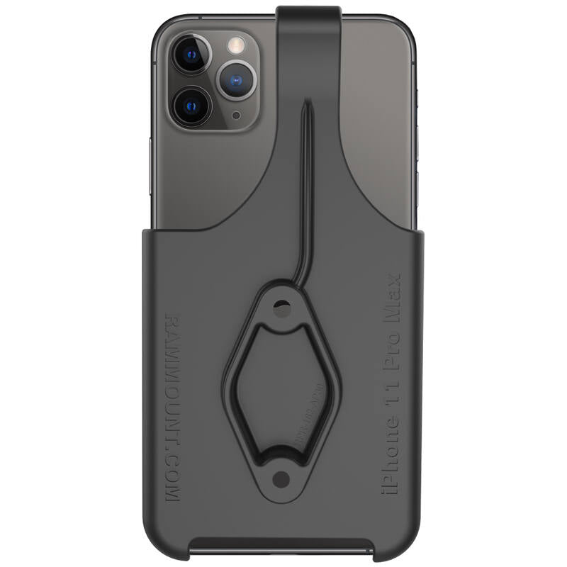 RAM-HOL-AP30U RAM® Form-Fit Cradle for Apple iPhone 11 Pro Max from rear