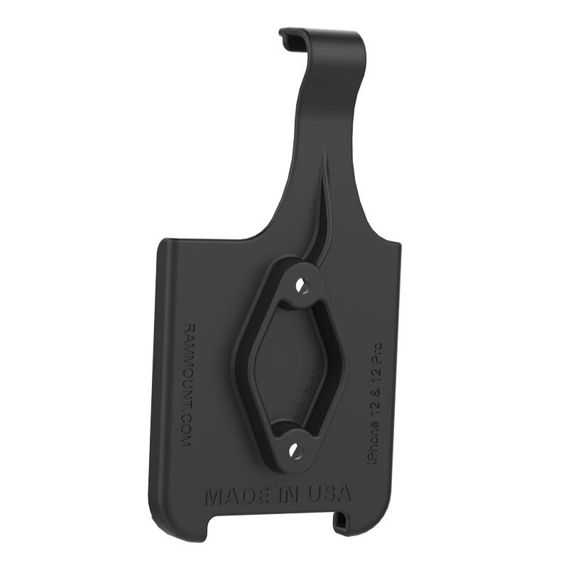 RAM-HOL-AP33U RAM® Form-Fit Cradle for Apple iPhone 12 & 12 Pro from rear