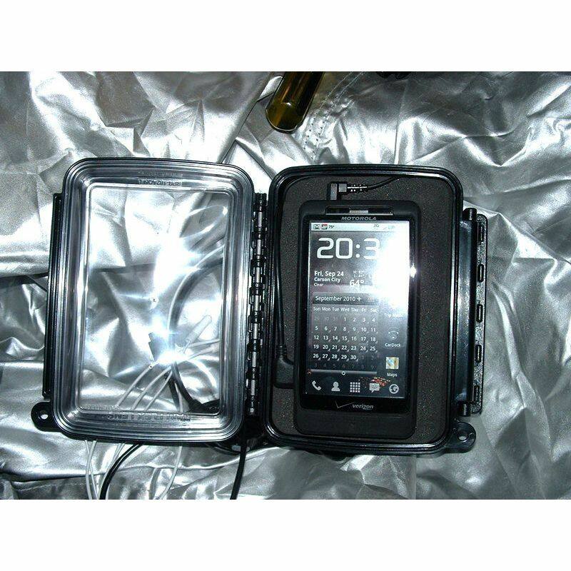 RAM-HOL-AQ6U RAM Sealed Enclosure Medium/Wide Size Aqua Box