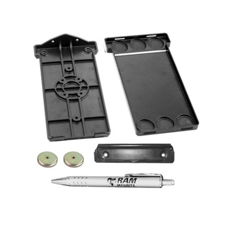 RAM-HOL-MP1U RAM® Multi-Pad™ Universal Notepad Holder front and back