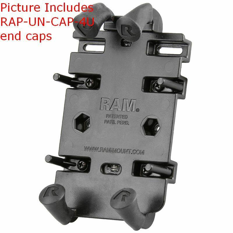 RAM-HOL-PD3U RAM® Quick-Grip™ Phone Mount with optional end caps