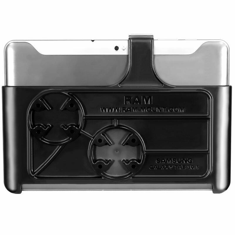 RAM-HOL-SAM5U RAM® EZ-Roll'r™ Cradle for Samsung Galaxy Tab 10.1 & 2 10.1 - rear