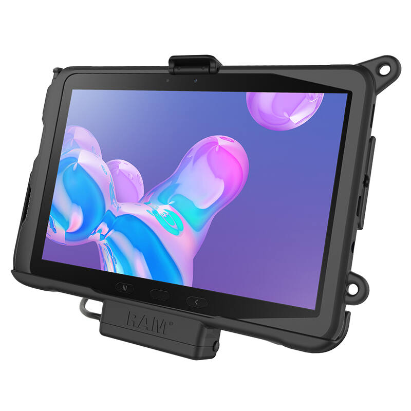 RAM-HOL-SAM52PU RAM® EZ-Roll'r™ Powerered Cradle for Samsung Galaxy Tab Active Pro