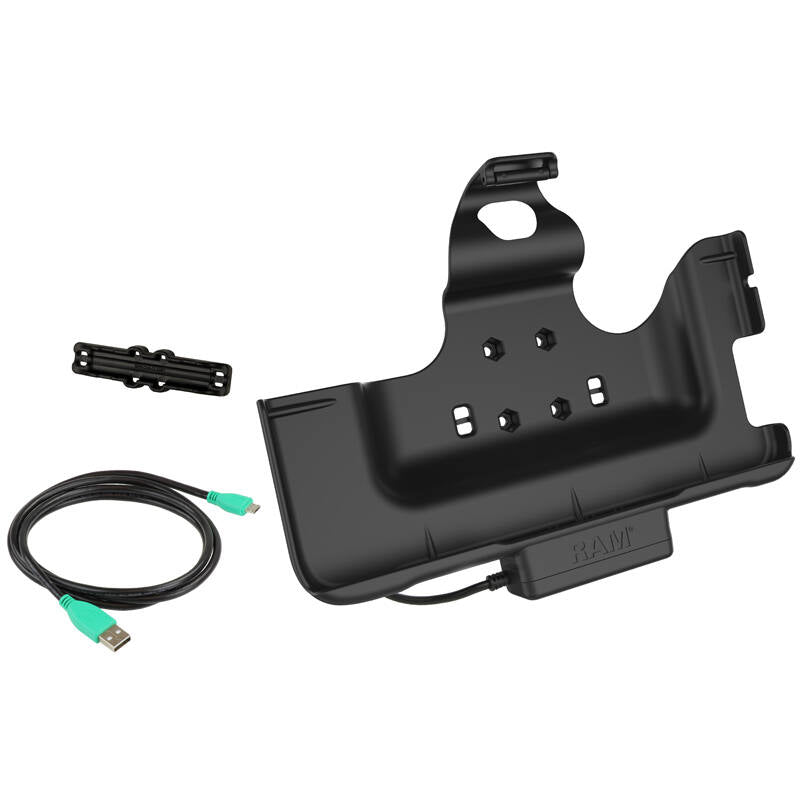 RAM-HOL-SAM52PU RAM® EZ-Roll'r™ Powerered Cradle for Samsung Galaxy Tab Active Pro - empty