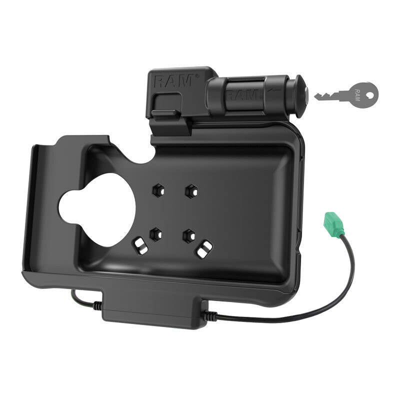 RAM-HOL-SAM58PDKLU RAM® Key Locking Power + Data Dock for Samsung Tab Active3 & Tab Active2 - with key no tablet