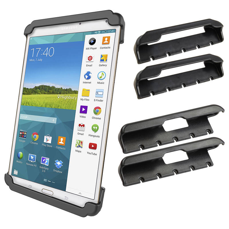 RAM-HOL-TAB-SM2U RAM® Tab-Tite™ Universal Spring Loaded Holder for 8" Tablets with top cup options