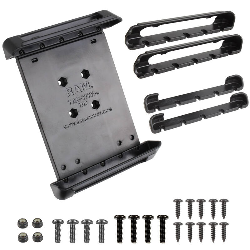 RAM-HOL-SMU RAM® Tab-Tite™ for Small Tablets showing all components