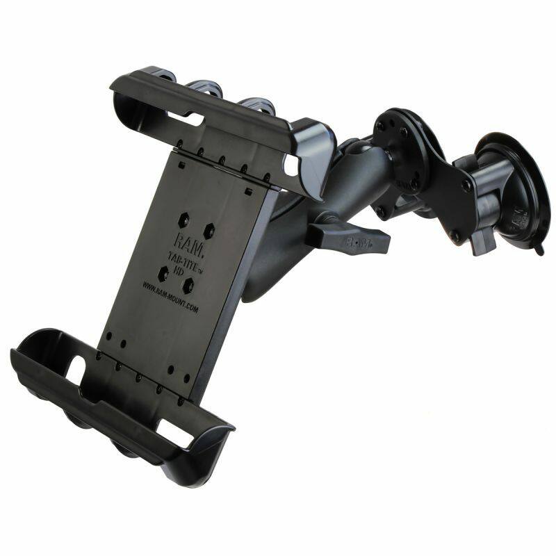 RAM-HOL-TAB17-189BU RAM® Tab-Tite™ Tablet Mount with RAM® Twist-Lock™ Double Suction Cup no tablet