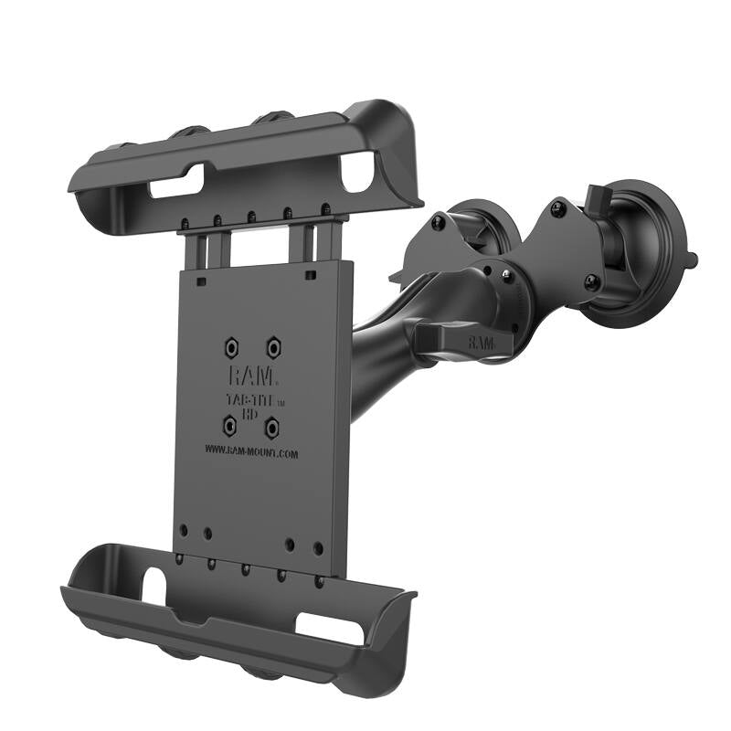 RAM-HOL-TAB17-189BU RAM® Tab-Tite™ Tablet Mount with RAM® Twist-Lock™ Double Suction Cup