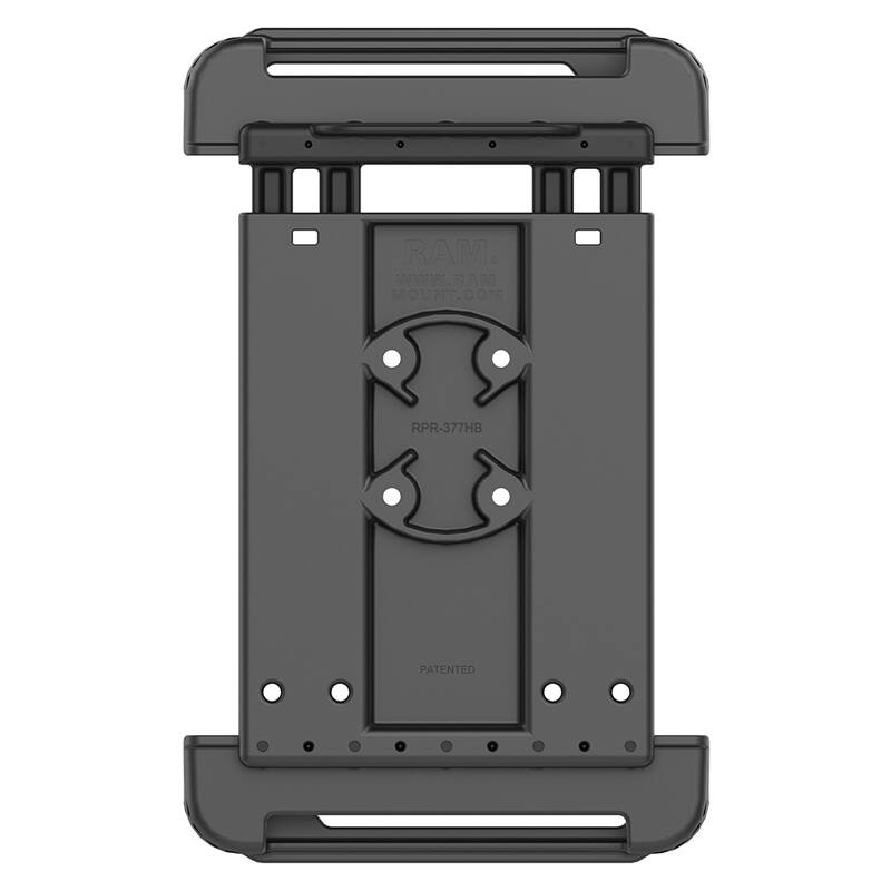 RAM-HOL-TAB23U RAM® Tab-Tite™ Spring Loaded Holder from rear showing mounting points
