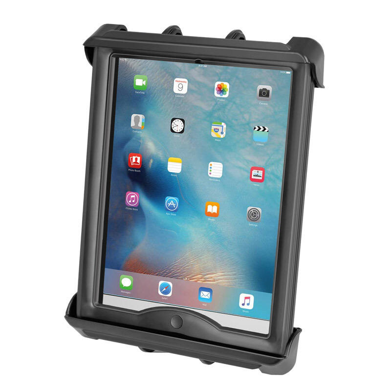RAM Tab-Tite Cradle - 10" Tablets with U-Bolt Rail Handlebar base