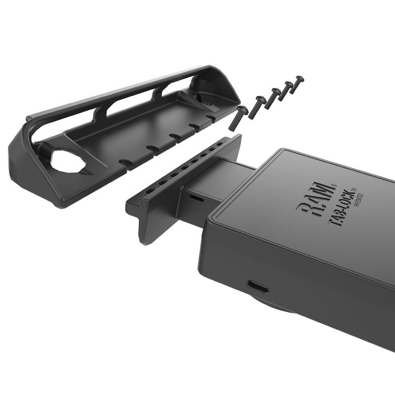 RAM-HOL-TABL3U RAM® Tab-Lock™ Tablet Holder for Apple iPad Gen 1-4 + More - showing top cups
