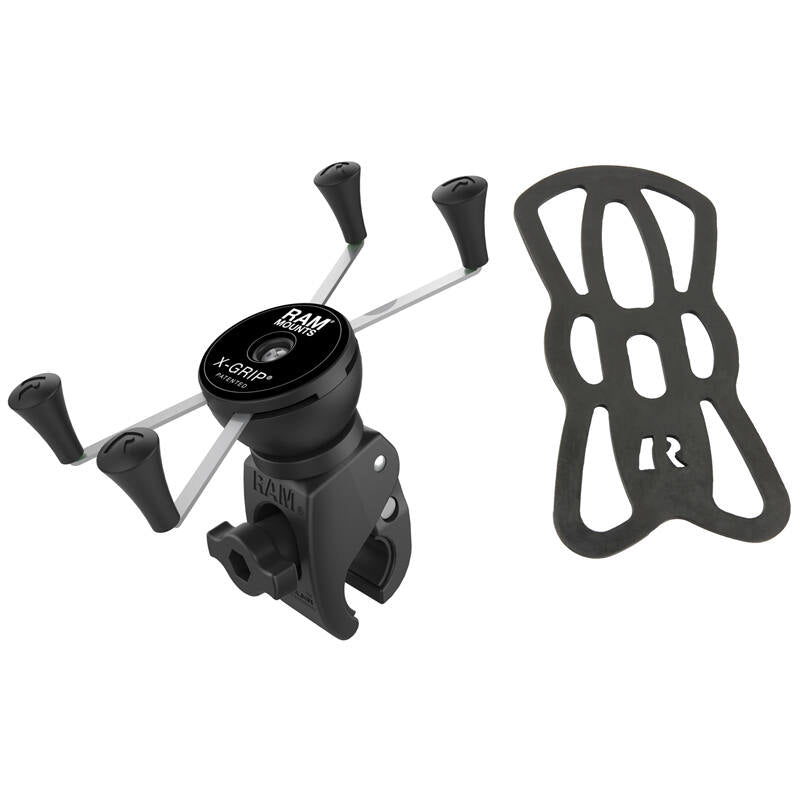 RAM-HOL-UN10-400-1U RAM® X-Grip® Large Phone Mount with Low-Profile RAM® Tough-Claw™ with tether