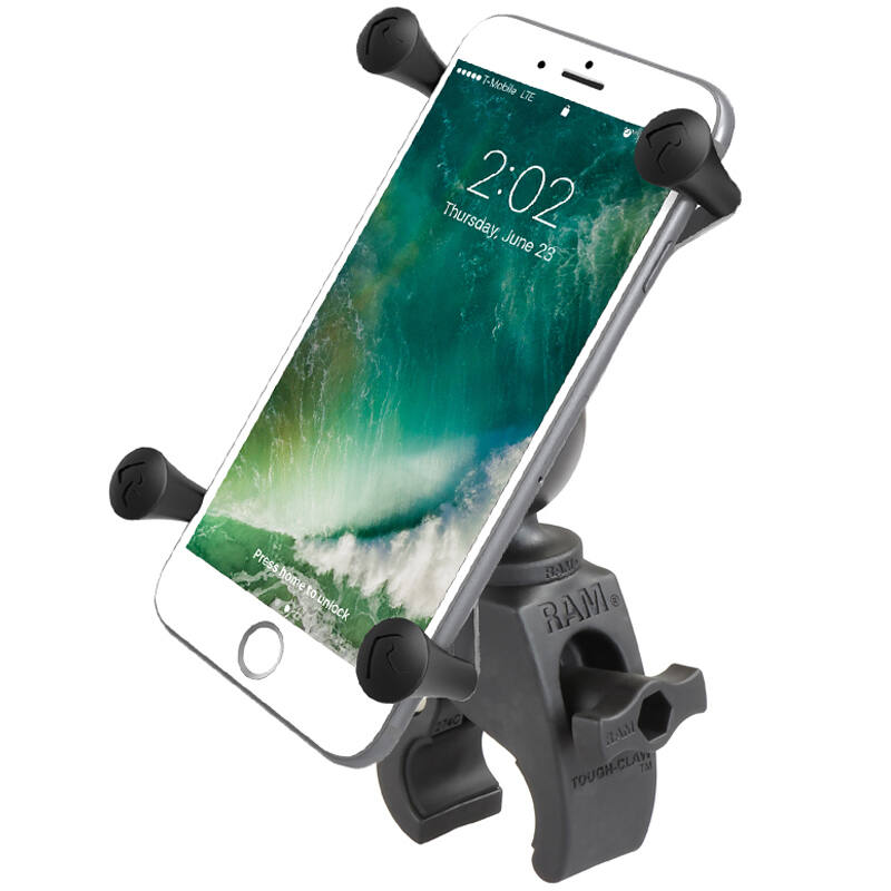 RAM-HOL-UN10-400U RAM® X-Grip® Large Phone Mount with RAM® Snap-Link™ Tough-Claw™ with iPhone
