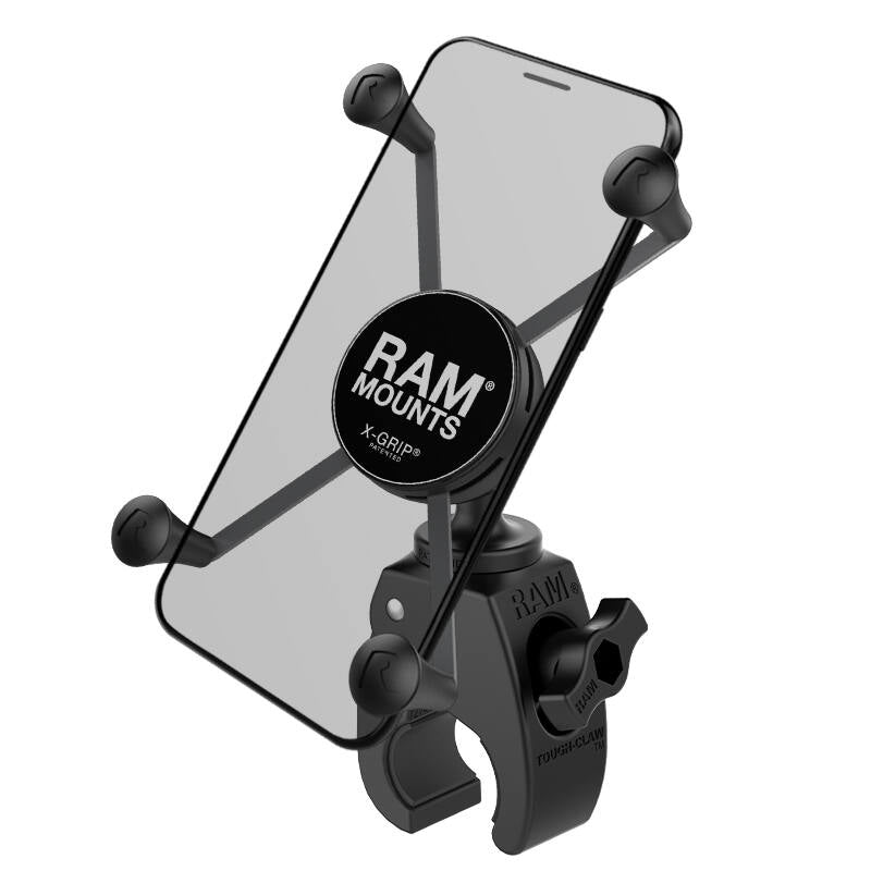 RAM-HOL-UN10-400U RAM® X-Grip® Large Phone Mount with RAM® Snap-Link™ Tough-Claw™ with clear phone