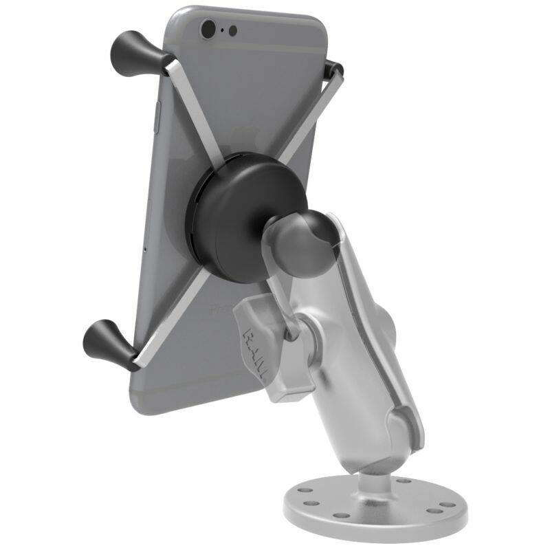 RAM-HOL-UN10BU RAM® X-Grip® Large Phone Holder on clear base