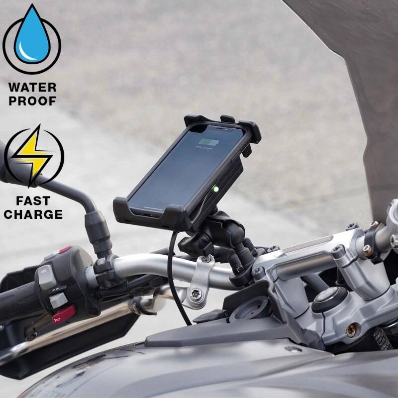 RAM Quick-Grip 15W Waterproof Wireless Charging Holder with Charger