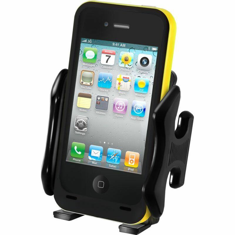 RAM-B-138-UN5U RAM® Drill-Down Mount with Spring-Loaded Phone Holder with phone