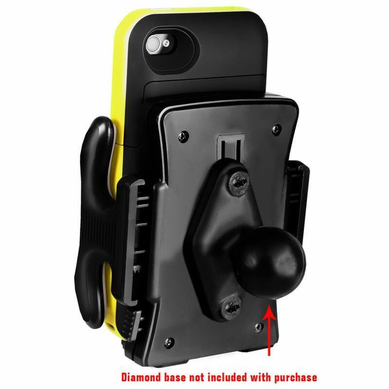 RAM-B-138-UN5U RAM® Drill-Down Mount with Spring-Loaded Phone Holder with RAM-B-238U diamond base