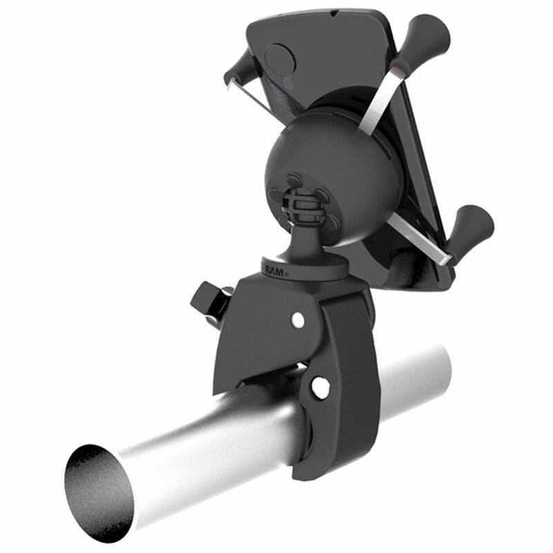 RAM-HOL-UN7-400U RAM® X-Grip® Phone Mount with RAM® Snap-Link™ Tough-Claw™ from behind