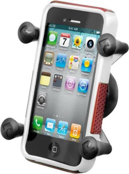 RAM Wheelchair X-Grip Universal Smartphone Cradle - Seat Track Base