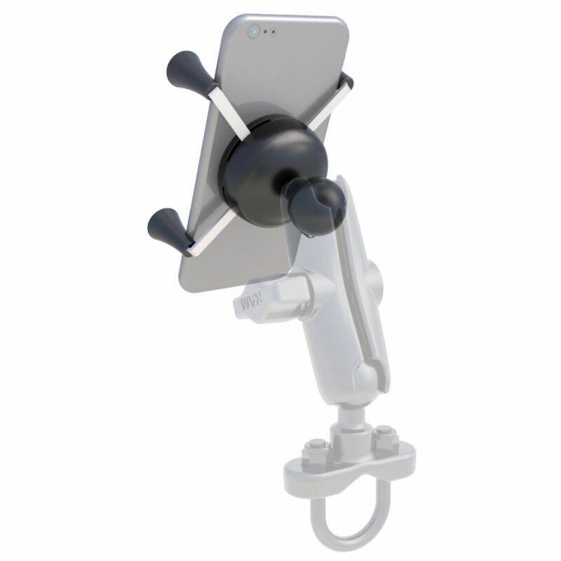 RAM-HOL-UN7BU RAM® X-Grip® Universal Phone Holder with Ball - B Size with clear arm and base