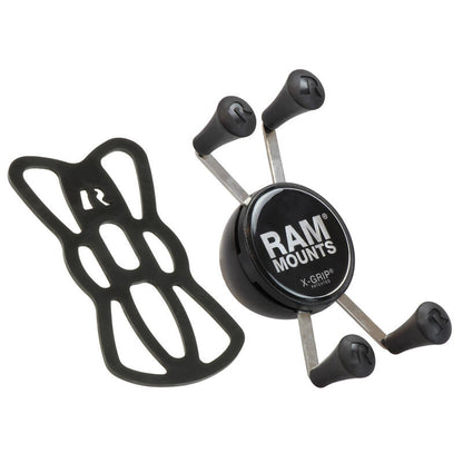 RAM X-Grip Universal Smartphone Cradle - Flat Surface Mount with Backing Plate