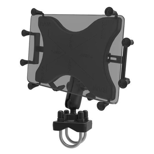 RAM-HOL-UN9-235U RAM® X-Grip® Mount with Double U-Bolt Base for 9"-10" Tablets