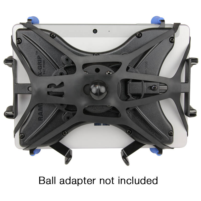 RAM-HOL-UN9-DFSU RAM® X-Grip® Universal X-Grip® Cradle for 9" - 10" Large Tablets - from rear