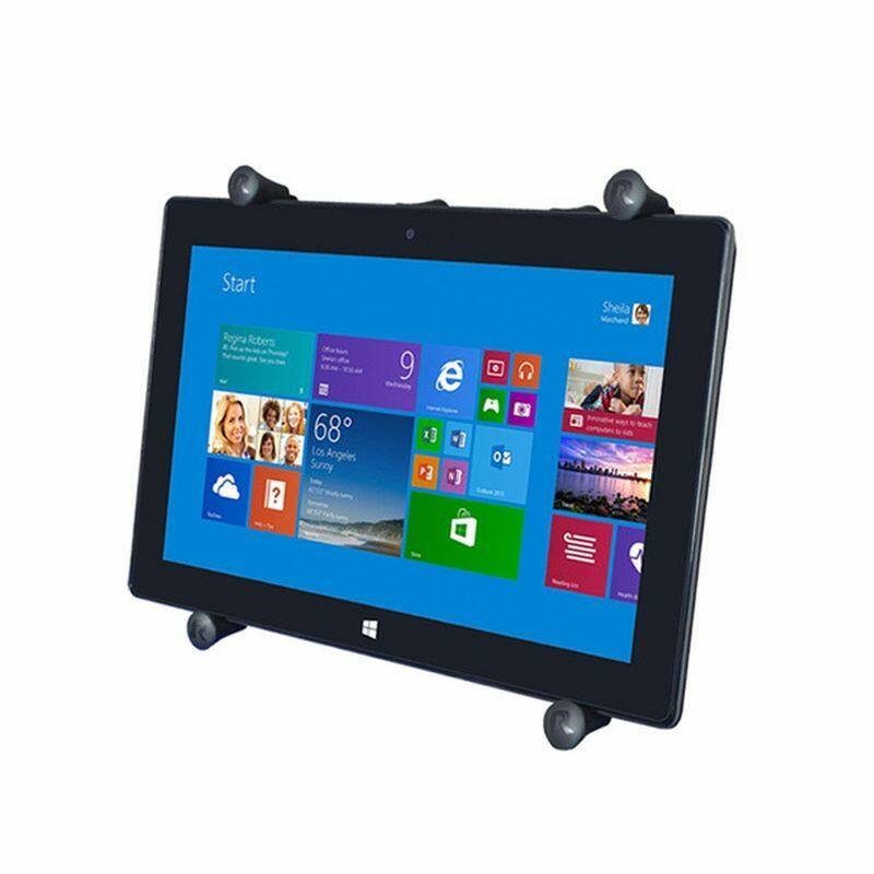 RAM X-Grip Universal Cradle for 10" Tablets with U-Bolt Base (Double) - C Series